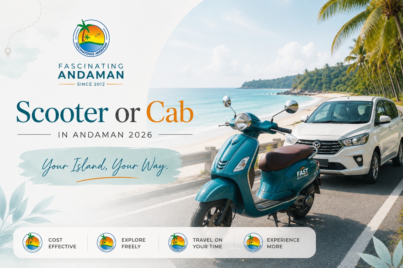 Scooter Rental vs Cab Hire in Andaman: What Actually Makes Sense