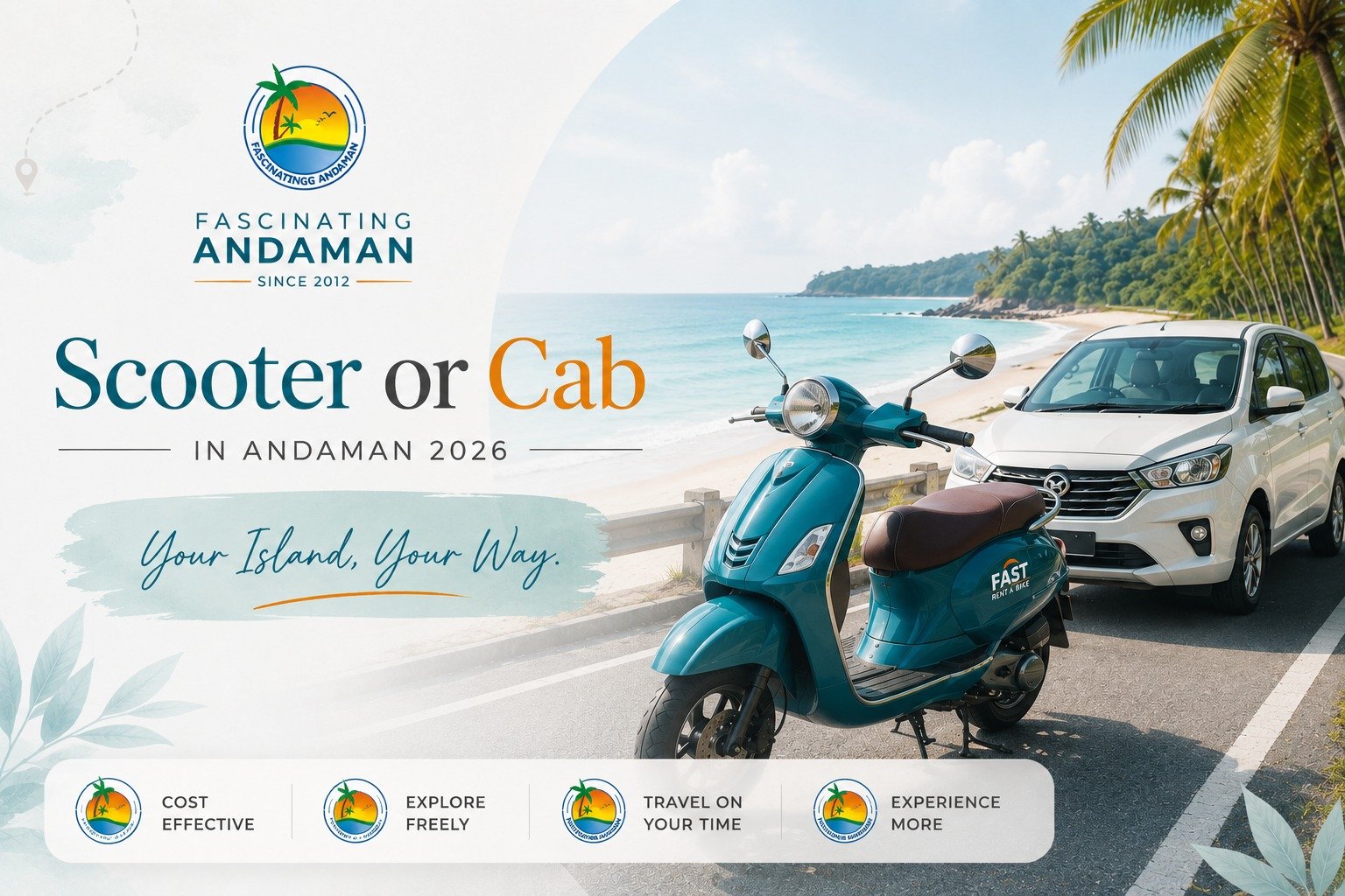 Scooter Rental vs Cab Hire in Andaman: What Actually Makes Sense